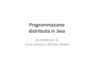 Programmazione distribuita in Java