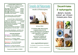 Incontriamo il naturopata