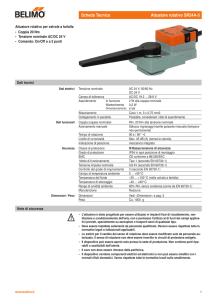 Scheda Tecnica Attuatore rotativo SR24A-5