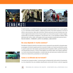 Come comportarsi in caso di terremoto