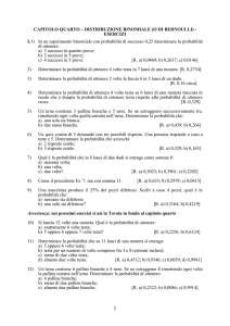 Esercizi del Cap. 4