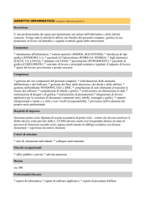 ADDETTO INFORMATICO