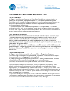 Informazioni per il trattamento con collagenasi