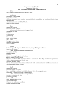 Programma svolto di Italiano IV ginnasio C 2009