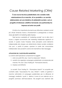 Cause Related Marketing (CRM)