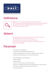 DALI specifiche tecniche