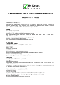 Scarica QUI il programma didattico