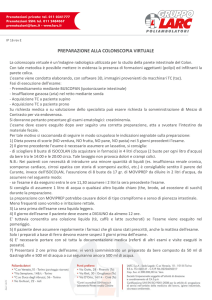 preparazione alla colonscopia virtuale