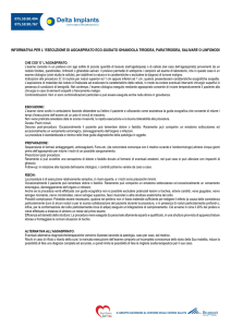 Informativa per l`esecuzione di agoaspirato eco