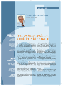 I geni dei tumori pediatrici sotto la lente dei ricercatori