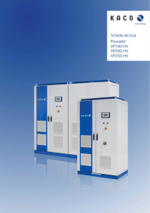 Powador XP100-HV XP200-HV XP250-HV Scheda