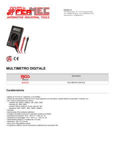 multimetro digitale