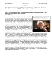 Il ritorno del grande Ormezowski. Ospite del Maggio della Musica, il