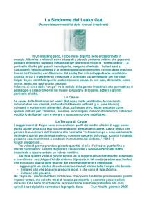 La Sindrome del Leaky Gut