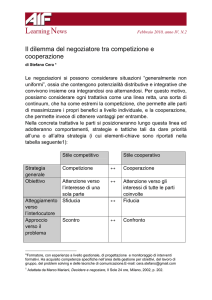 Il dilemma del negoziatore