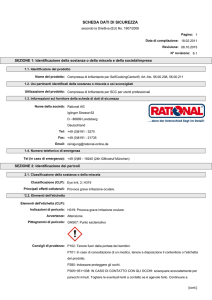 scheda dati di sicurezza