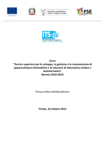 Test Selezioni di Ingresso 2016 - TIB