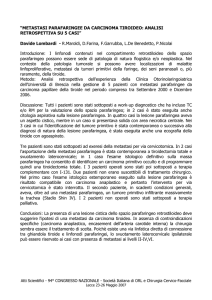 ANALISI RETROSPETTIVA SU 5 CASI D.Lombardi