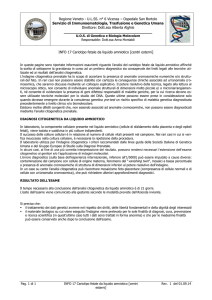 Info 17 Cariotipo fetale da liquido amniotico
