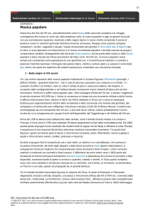 Musica popolare