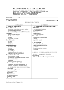 Programma Religione 4^A Classico