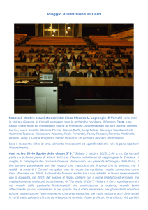 Viaggio d`istruzione al Cern