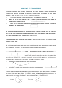appunti di geometria