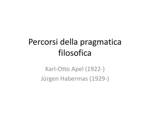 Percorsi della pragmatica trascendentale