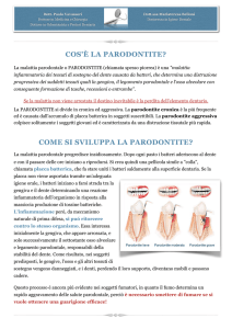 Foglio informativo parodontite
