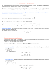 calcolo della probabilità matematica