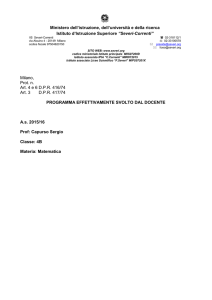 4bls matematica capurso - IIS Severi