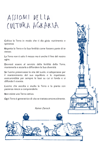 Assiomi della cultura agraria