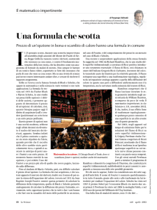 Una formula che scotta - Piergiorgio Odifreddi