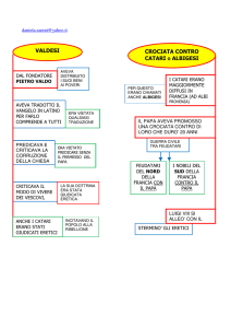 VALDESI CROCIATA CONTRO CATARI O ALBIGESI