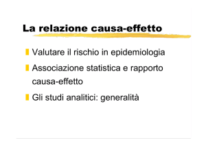 La relazione causa-effetto