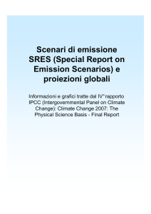 Scenari di emissione SRES