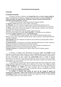 Economia dei mercati agricoli