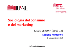 Slides Lezione nr. 6 (7 Novembre)