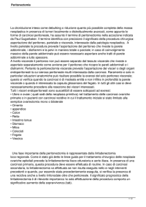 La citoriduzione intesa come debulking o