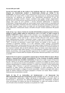 Protocolli clinici aperti all`arruolamento (scarica PDF)
