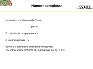 i numeri complessi