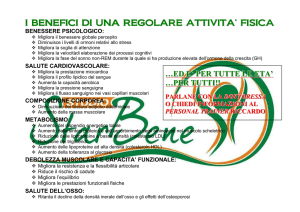 I benefici dell`attività fisica
