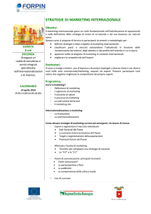 strategie di marketing internazionale