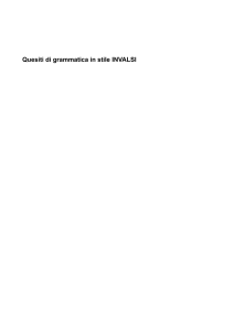 esempio invalsi grammatica per LIM