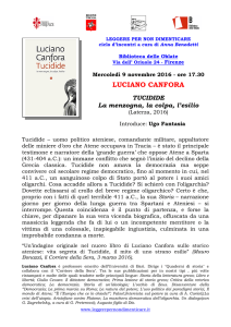 Tucidide. - comune di firenze