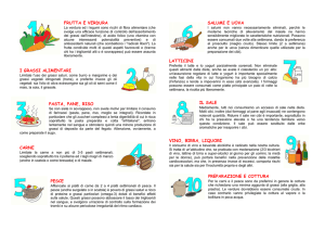 FRUTTA E VERDURA - Nutrition Foundation of Italy