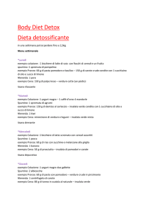 Body Diet Detox Dieta detossificante