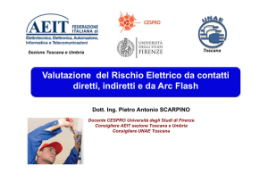 Valutazione del Rischio Elettrico da contatti diretti, indiretti e da Arc