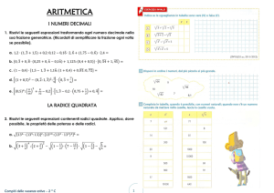 ARITMETICA