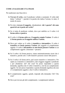 come analizzare una frase